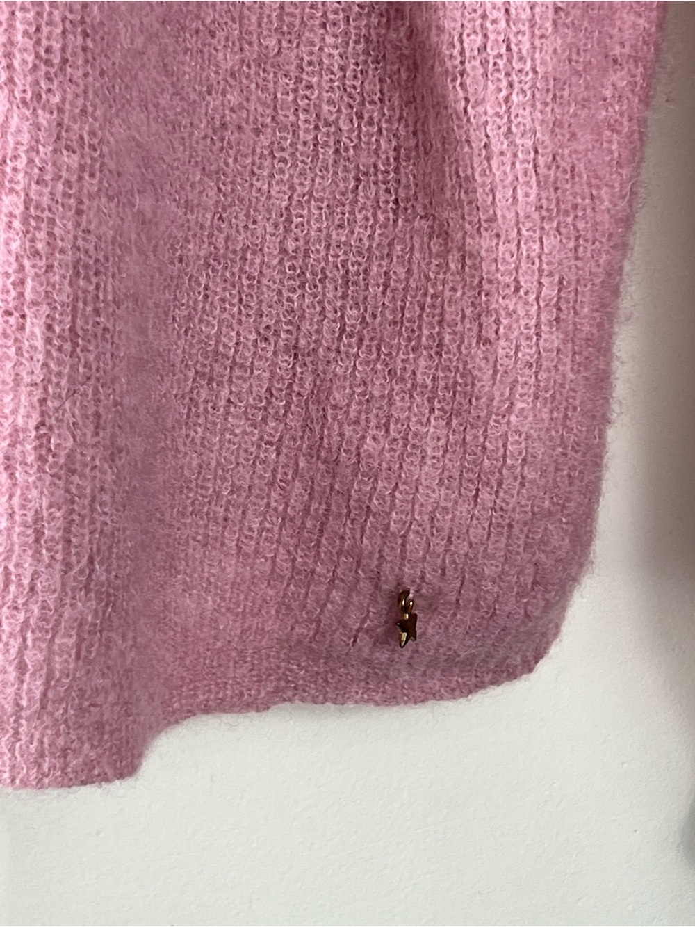 Des Petits Hauts Babali Sweater Pink Pullover SZ Small Kid Mohair Alpaca Blend - Picture 5 of 11